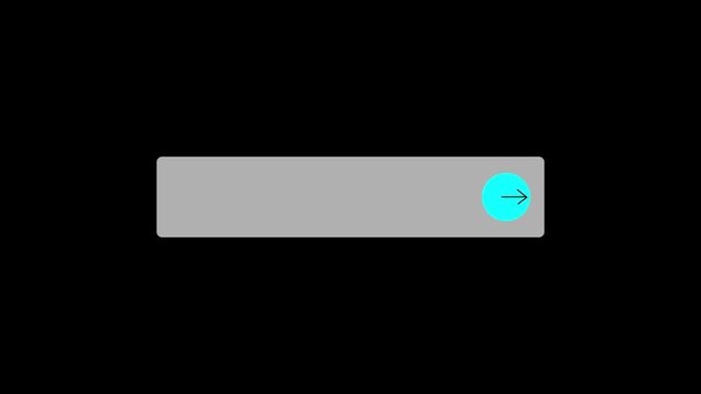 smooth interactive call to action popup animation with next arrow icon.