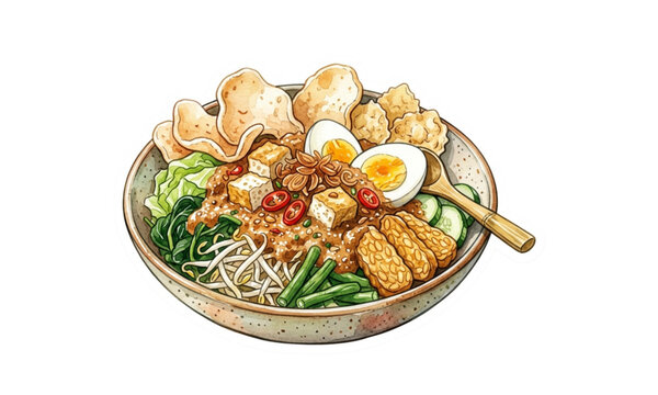 pecal with crackers and eggs