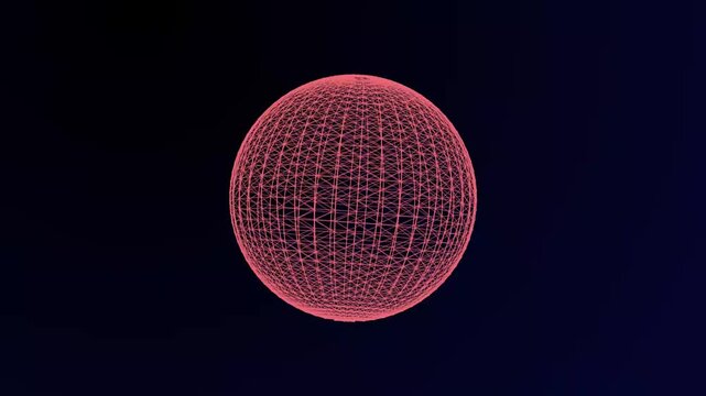 White abstract 3d sphere of glowing particles and energy waves. light bulb on black background sperm and egg