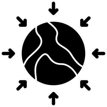 earth gravity icon