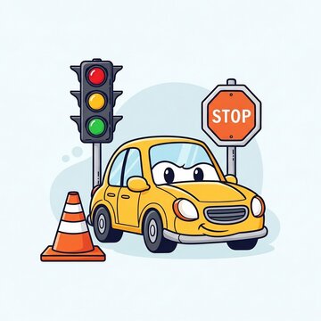 Whimsical Wheels and Traffic Tales
