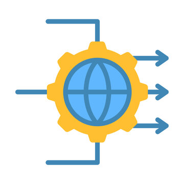 Tcp Icon - Flat Color