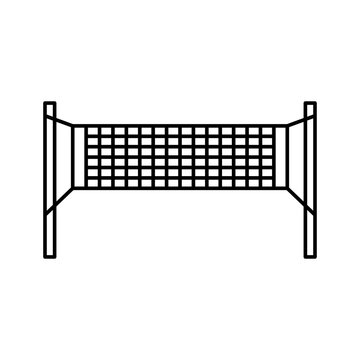 Net line icon vector illustration design. Editable stroke.