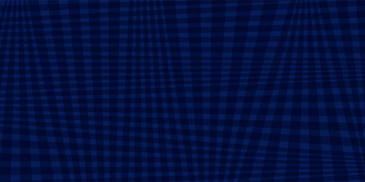 Seamless hand drawn blue pinstripe pattern with vertical indigo lines. Geometric background. eps10