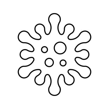 Hantavirus line icon vector illustration design. Editable stroke.
