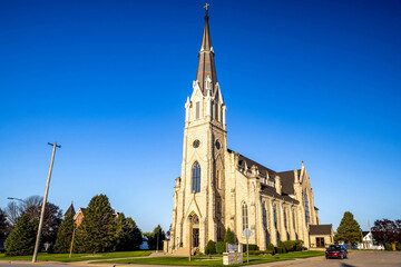 Obraz premium Saint Boniface Church New Vienna Iowa