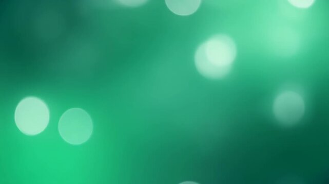 Luminous Deep Emerald Green Sky Heavily Diffused Cinematic Abstract Background Video Glow Loop