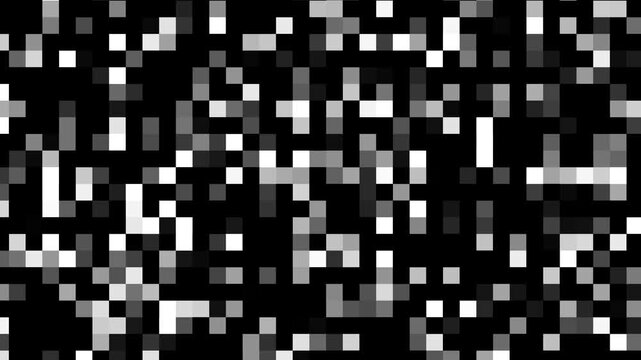 Abstract mosaic blur censored animation 4K,Pixel censored with mosaic pattern animation.
Black and white blocks shifting and changing in a dynamic animation. animated abstract mosaic censored bg.