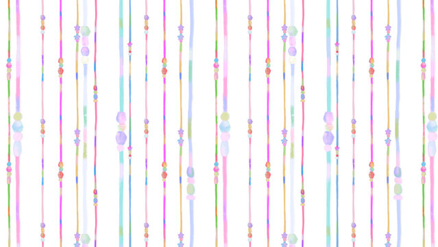 Dreamy Pastel Bead Stripe Pattern Background