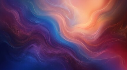 Obraz premium Abstract swirling gradient background with vibrant purple and pink hues