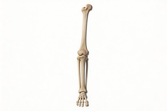 Human leg bone structure