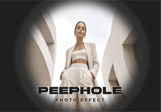 Peephole Photo Effect