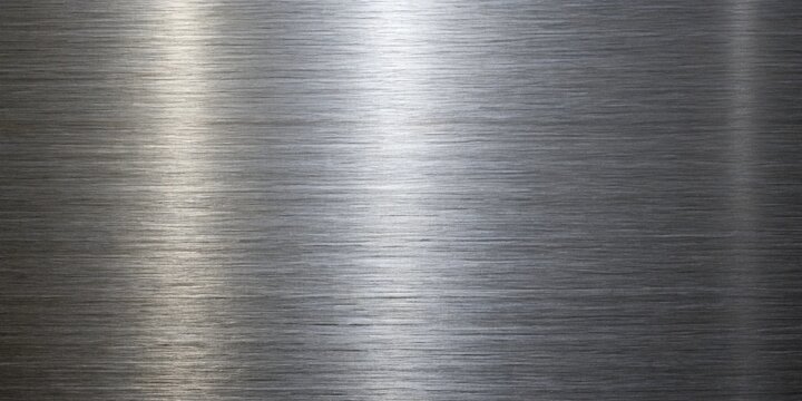 brushed metal surface with linear texture and subtle gradient silver gray tone