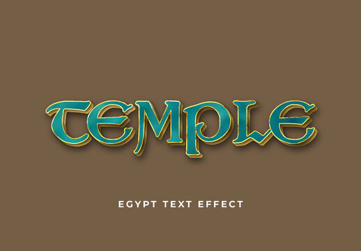 Egypt Text Effect