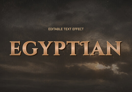 Egyptian Text Effect