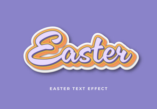 Easter Text Effect