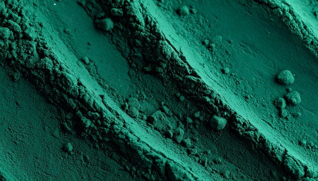 Spirulina Powder Macro Texture &ndash; Blue Green Algae Superfood Ingredient for Wellness Branding