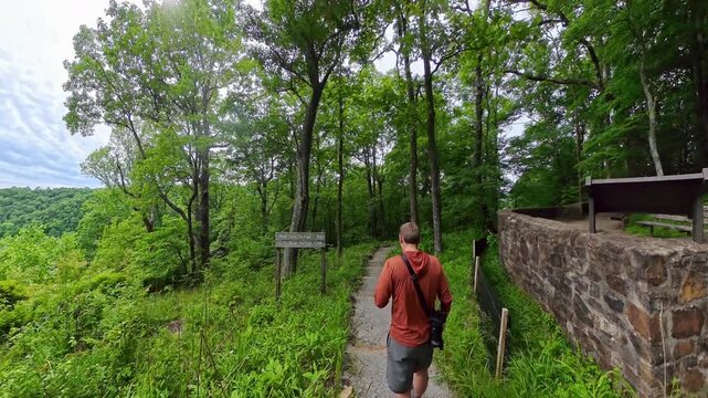 Hiking Toward the River Styx Spring in Mammoth Cave National Park