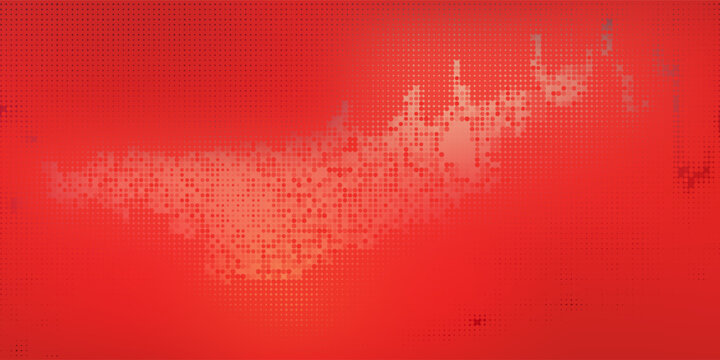 Dramatic Red Stock Market Crash Chart
