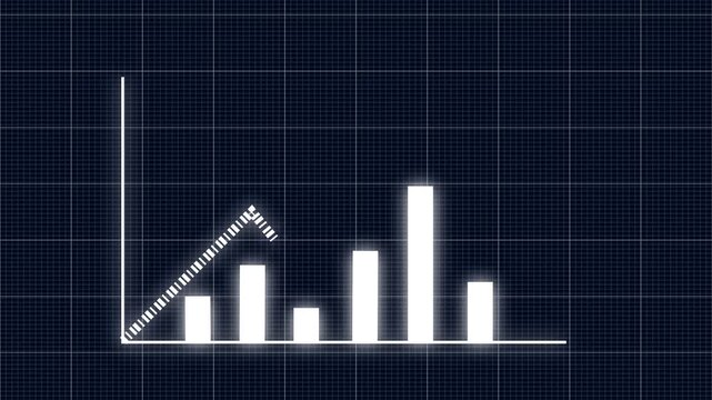 global business communication graph chart icon mark