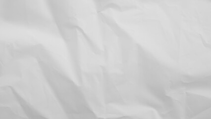 Fototapeta premium Crumpled white plastic bag texture, wrinkled polyethylene film background