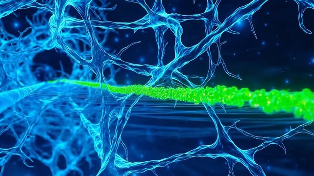 Dynamic mRNA Transport: Fluorescent Molecule Traveling Along Microtubules Inside a Living Cell