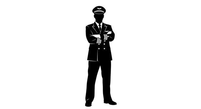 Father's Day, Dad, Vector, Black silhouette police officer, law enforcement icon, security vector, uniformed male , Happy Father's Day