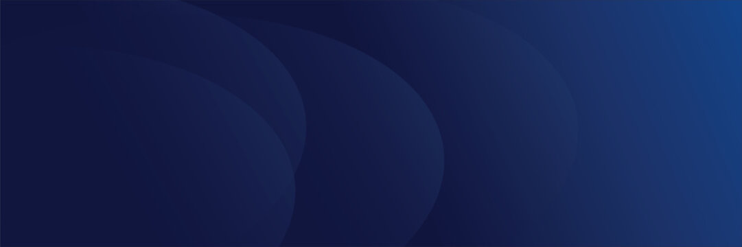 Abstract blue glowing geometric lines on dark blue background. Modern shiny blue circle lines pattern
