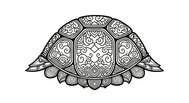 Intricate Tortoise Shell Pattern