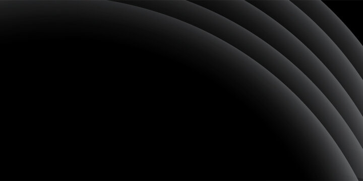 Elegant black backdrop featuring smooth overlapping arch shapes with subtle lighting effects, perfect for luxury branding