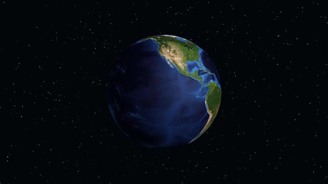 Earth Zoom Animation Focusing on Zhenjiang China with Population Data