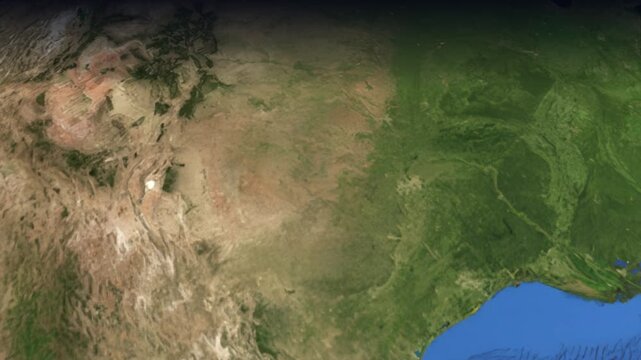 Animated Flight Path Map from Phoenix USA to Mexico City Mexico
