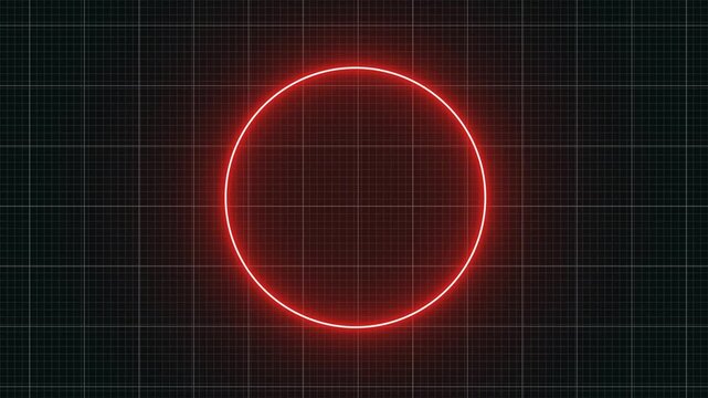 neon circle loading bar