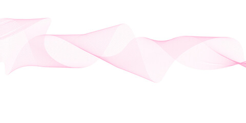 Soft pink wavy mesh pattern on white background vector graphic design element © TRIPPLE THREE