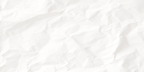 Fototapeta premium grainy and scratched Crumpled white paper texture background with creases and folds