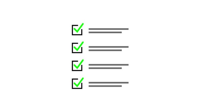 Animated Checklist Task Management Interface