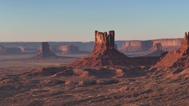 Drone shot over grand canyon - USA