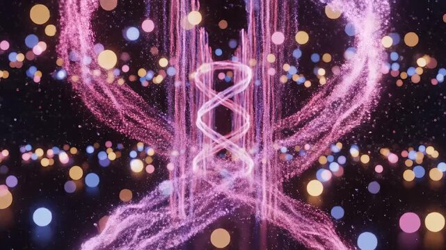Colorful Light and Water Display highlighting geometric patterns and contemporary art