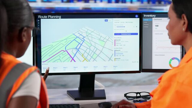 Women Managing Warehouse Logistics