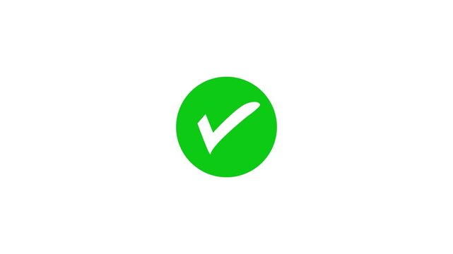 Check mark icon animation.