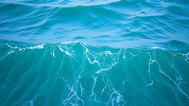 Repeating wave patterns in the ocean symbolizing continuous motion.