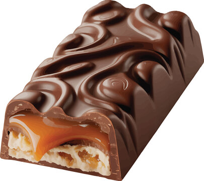 Chocolate Caramel Candy Bar with Nuts