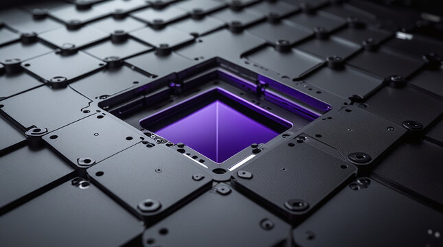 Unbranded Zero-Trust physical hardware encryption shield with tungsten-carbide hexagonal plates