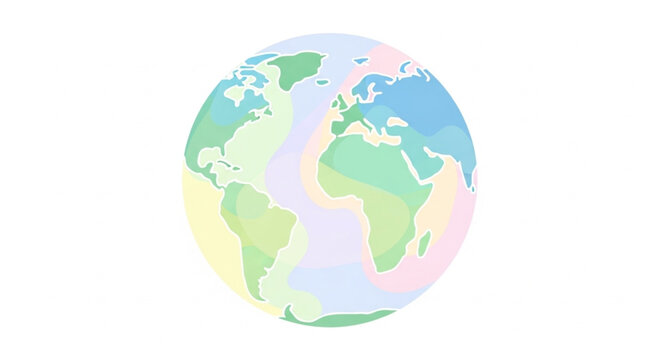 Globe Earth Planet World Map.