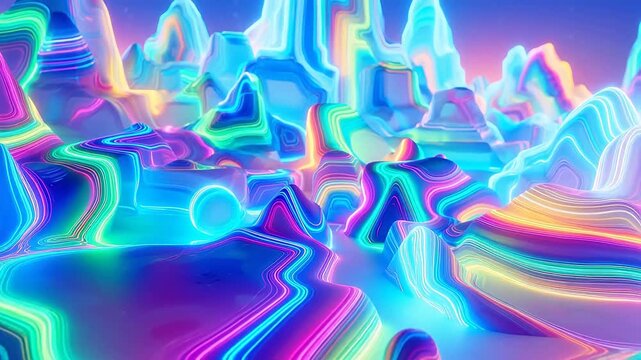 Digital Art Emerging from Moir&eacute; Distortion