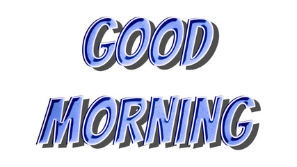 Good morning greeting png retro font © Rawpixel.com