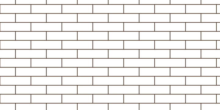 white brick wall texture and solid bricks seamless pattern background.
