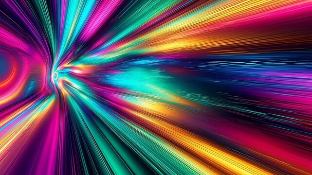 Dynamic Stripe Transition Through Abstract Landscape