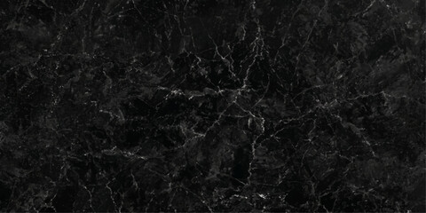 A striking close-up of a sophisticated polished black marble slab reveals its intricate natural patterns and textures. for background, design, interior, wall art, branding, ui, web © NIROB