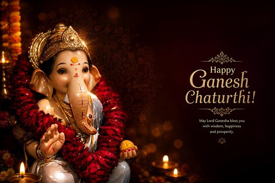 Bal Ganesh Ganpati Bappa Ekdant Vakratund Vinayak Chintamani Idol Celebration During Vinayak Ganesh Chaturthi Angaraki Sankashti Chaturthi Ganesh Jayanti Anant Chaturdashi/ Ganpati Bappa